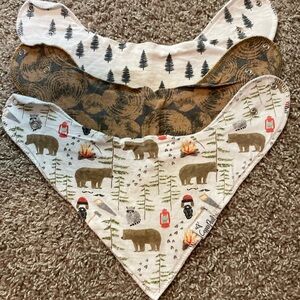 Copper Pearl Baby Bandana Bibs
